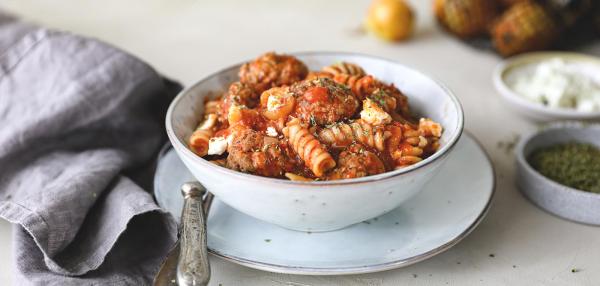 Lihapullapasta