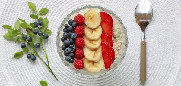 Marjainen banaani-vaniljatuorepuuro -resepti