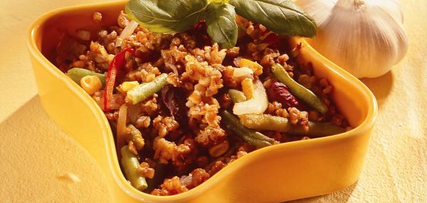 Maukas jauheliharisotto