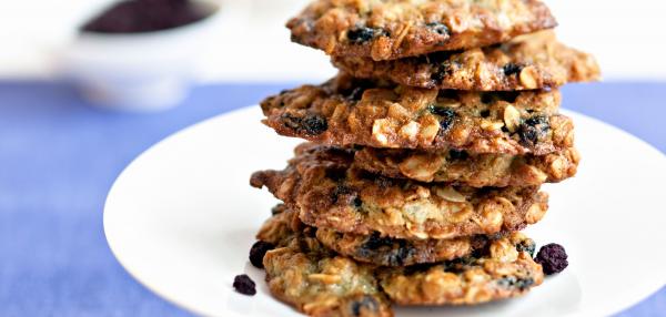 Mustikka-Kaurakeksit