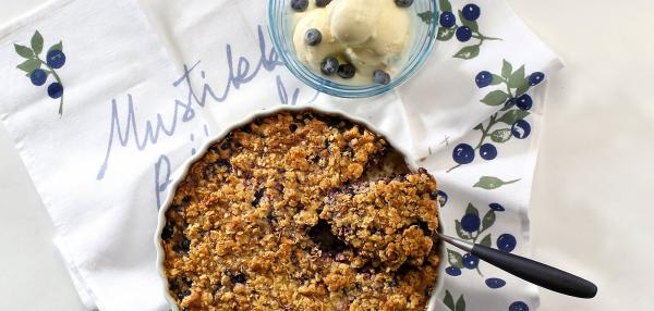 Mustikkamurupiirakka