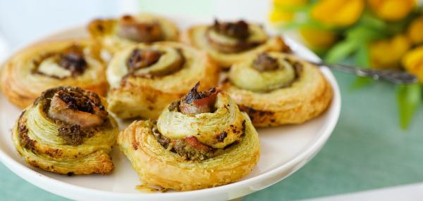 Pääsiäisen suolapalat, pekoni-lammaskierteet