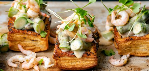 Parsa-katkarapu vol au vent