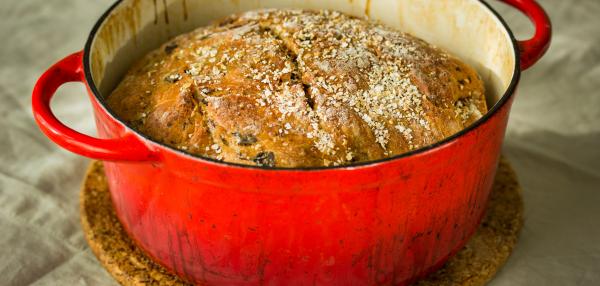 Pataleipä suppilovahveroilla