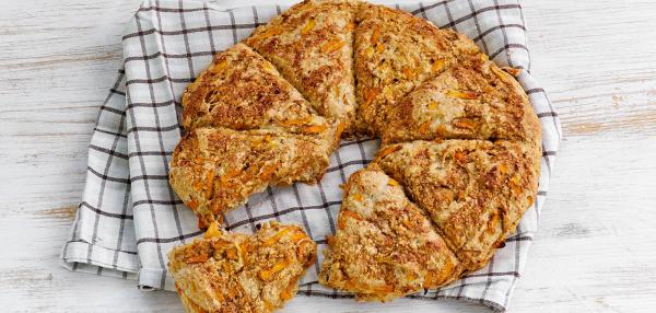 Porkkana-kauraleipä