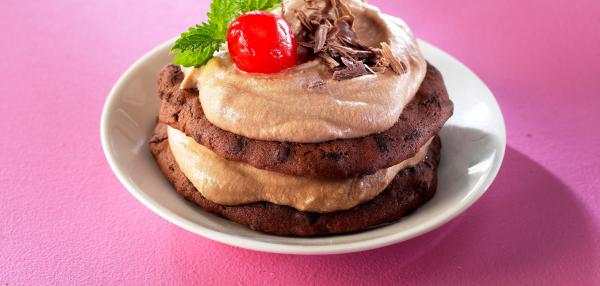 Suklaa Cookiesleivokset tai -kakku