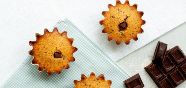 Suklaasydän-muffinit