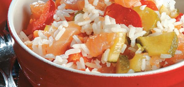 Unkarilainen riisisalaatti