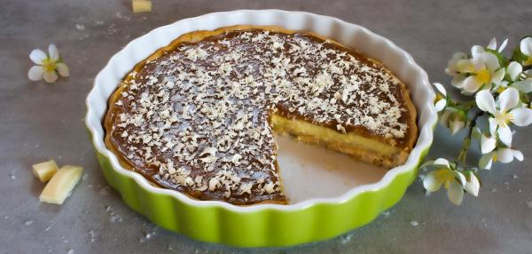 Vanilja-suolakinuskipiirakka