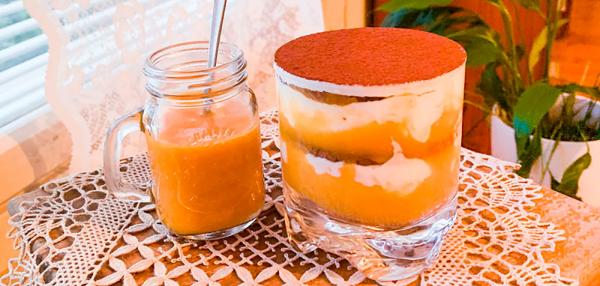Tiramisu pipareilla ja lakkamelballa