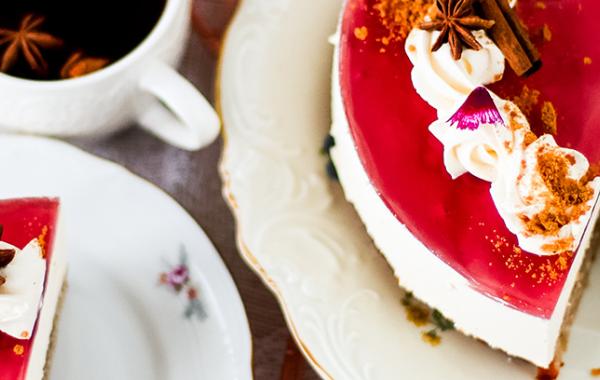 Jouluinen juustokakku