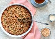 Varnalaskan raparperipiirakka