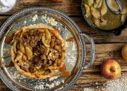 Kaura-kookosomenat ja sokerikakkua