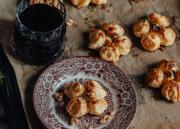 Päärynä-sinihomejuustotorttukukat