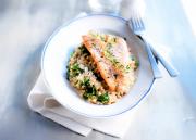 Timjamikuhaa ja Yrtti-Riisiohrattoa