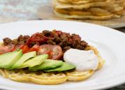 Juustoiset texmex-vohvelit