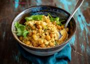 Maghrebin kikherne-kaurapuuro