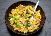 Pekoni-ruusukaalipasta Nashville
