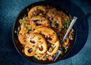 Pulled-Chicken -kanapeet ja tomaattisalsa