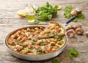 Pinaatti-juusto-lohipiirakka