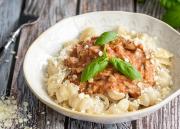 Vegaaninen seitanpasta