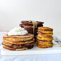 Kuohkeat amerikkalaiset pannukakut