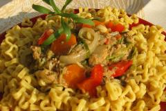 Tonnikalapasta jossa sydänmakaronia