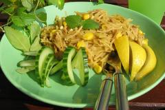 Annoskuva Raketti Spagetti -pastasta tonnikalan, maissin ja sitruunan kera