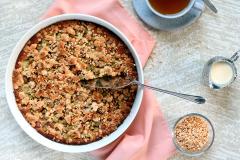 Varnalaskan raparperipiirakka