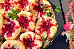 Pikaiset puolukkapiiraat