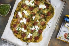 Kuvassa on Hellapoliisin tekemä Pepperonipizza