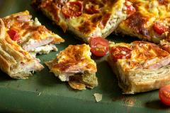 Lehtevä kinkkupiirakka