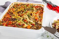 Juhlavuoden makaronilaatikko GN-vuoassa