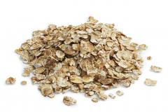 Tummahko rukiista hiutaloitu hiutale