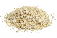 Kauranytimestä rouhimalla erotettu lese