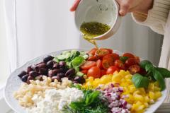 Kreikkalainen pastasalaatti