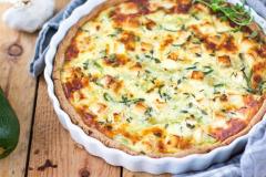 Kahden juuston kesäkurpitsapiirakka