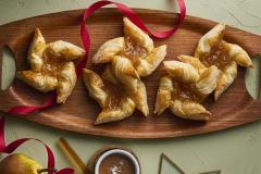 Päärynä-kinuski joulutortut