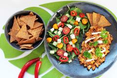 Texmex-makaronilaatikko airfryerissa