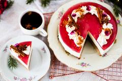 Jouluinen juustokakku