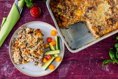 Helppo makaronilaatikko ilman makaronin keittämistä