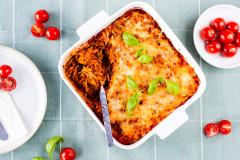 Jauheliha-spagettivuoka