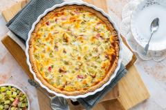 Helppo raparperipiirakka