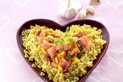 Sydän Makaronit ja Wikkelä Wokki