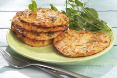 Riisi-kasvispihvit uunissa