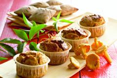 Sieni-tomaatti muffinit