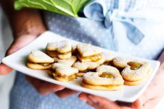 Vaniljaiset raparperisydämet