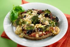 Rukiinen Parsakaalipizza/Rukiinen Lohipizza