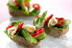 Juusto-Kasvis Ciabatta