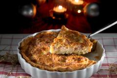 Vuohenjuusto Kinkkupiirakka